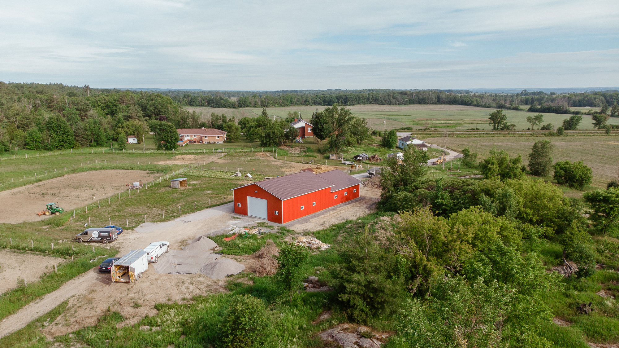 Braeside Custom Barn built by Baird Carpentry