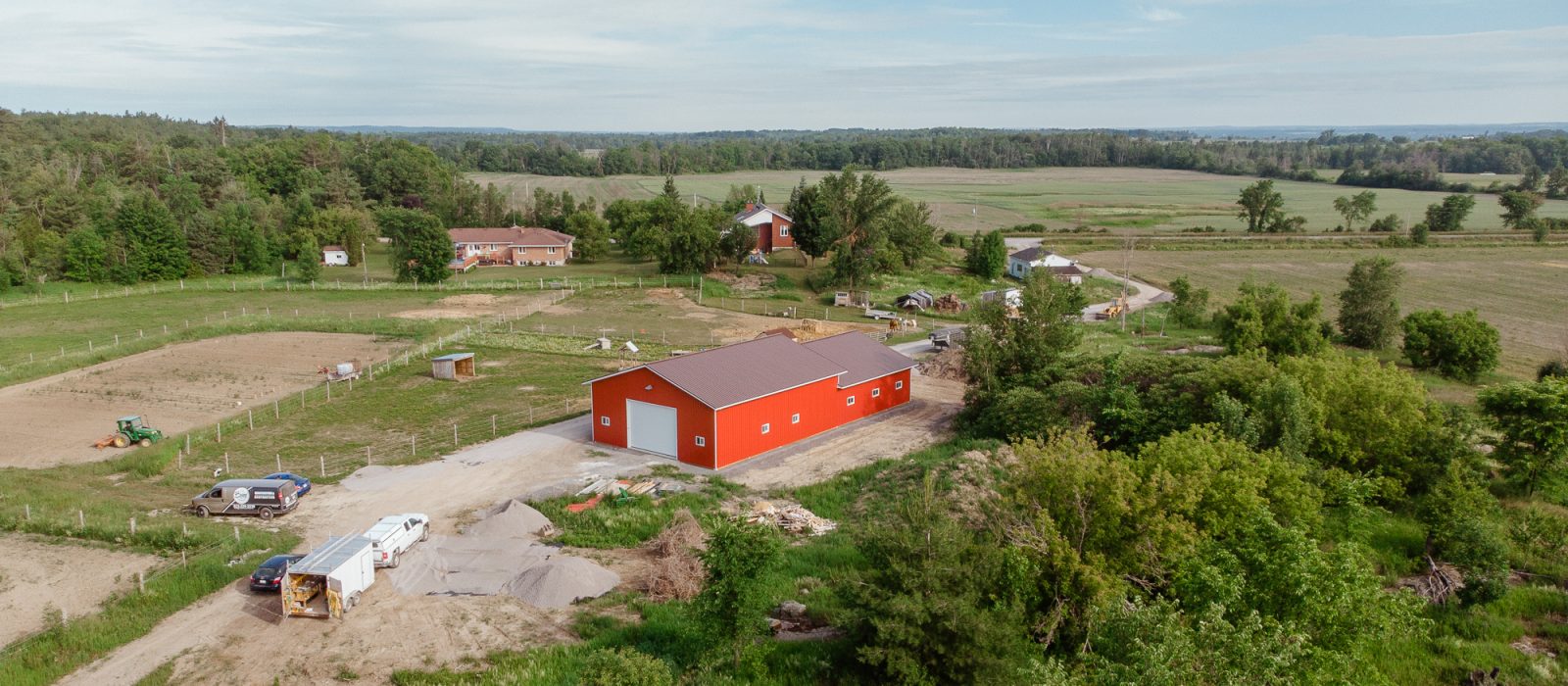 Braeside Custom Barn built by Baird Carpentry